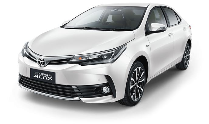 Toyota Corolla Altis white-pearl